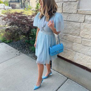 SHORT KATE DRESS IN BLUE